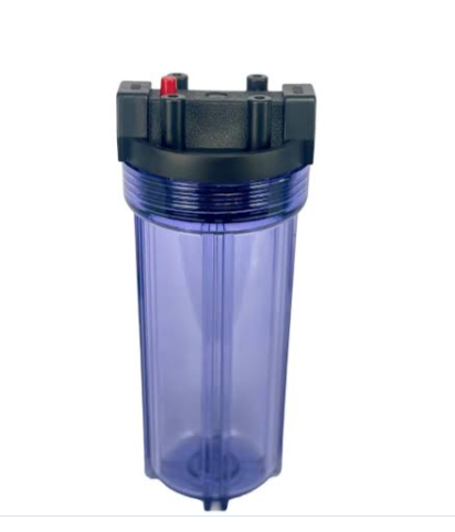 10" Slim 3/4" Clear Filter Housing